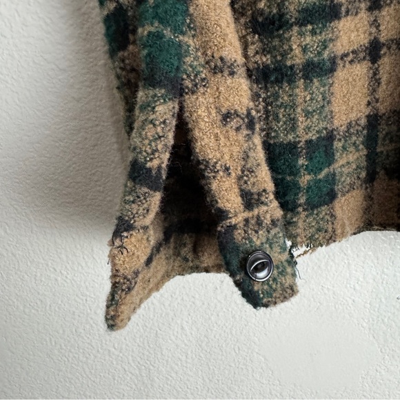 MNML Tweed Button Up Shirt Jacket Size XS - Picture 2 of 8